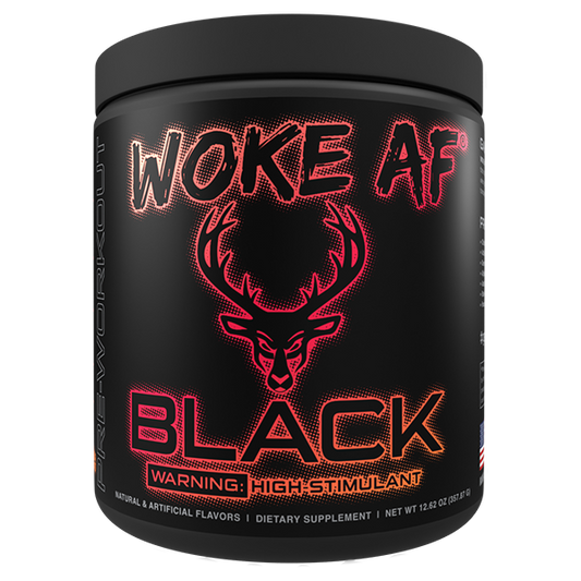 Woke AF BLACK - High Stimulant Pre-Workout